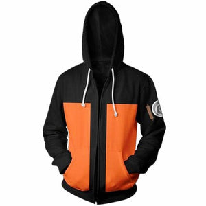 Anime Naruto Cosplay Jackets Clothes Costumes Men Hoodies Sweatshirts Uzumaki Akatsuki Haruno Sakura Hat Clothing Zipper Tops
