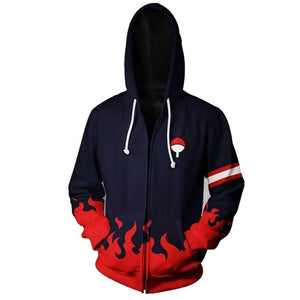 Anime Naruto Cosplay Jackets Clothes Costumes Men Hoodies Sweatshirts Uzumaki Akatsuki Haruno Sakura Hat Clothing Zipper Tops