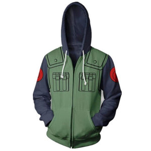Anime Naruto Cosplay Jackets Clothes Costumes Men Hoodies Sweatshirts Uzumaki Akatsuki Haruno Sakura Hat Clothing Zipper Tops