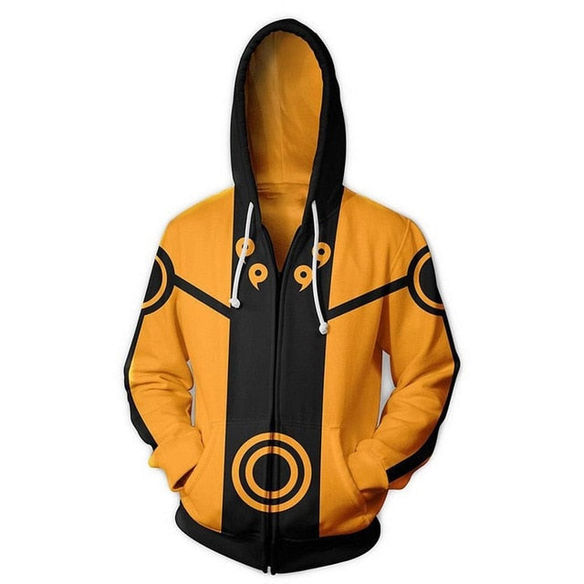 Anime Naruto Cosplay Jackets Clothes Costumes Men Hoodies Sweatshirts Uzumaki Akatsuki Haruno Sakura Hat Clothing Zipper Tops