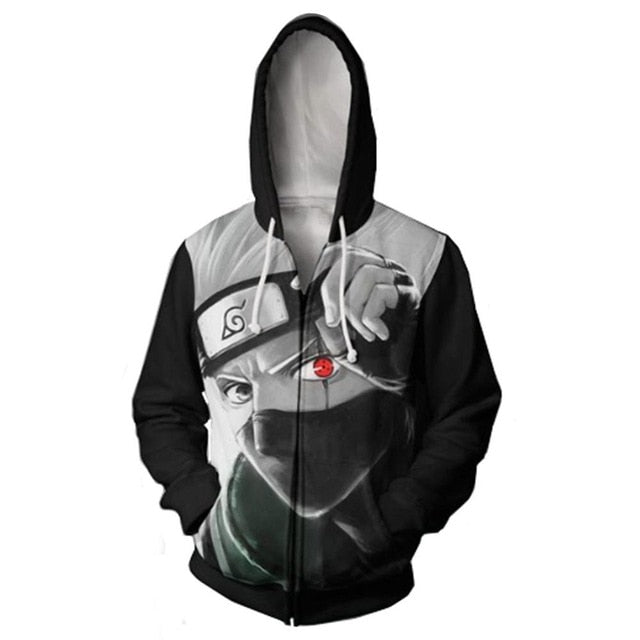 Anime Naruto Cosplay Jackets Clothes Costumes Men Hoodies Sweatshirts Uzumaki Akatsuki Haruno Sakura Hat Clothing Zipper Tops