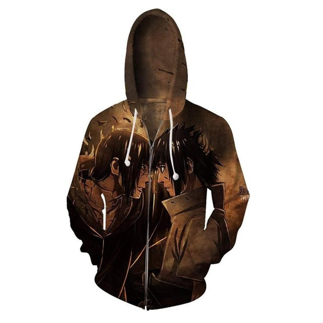 Anime Naruto Cosplay Jackets Clothes Costumes Men Hoodies Sweatshirts Uzumaki Akatsuki Haruno Sakura Hat Clothing Zipper Tops