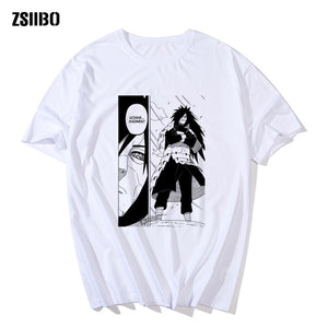 Itachi Uchiha Man summer t shirt Short Sleeve O neck Clothes naruto Print anime Couple streetwear Casual Fashion Top HY1MC106