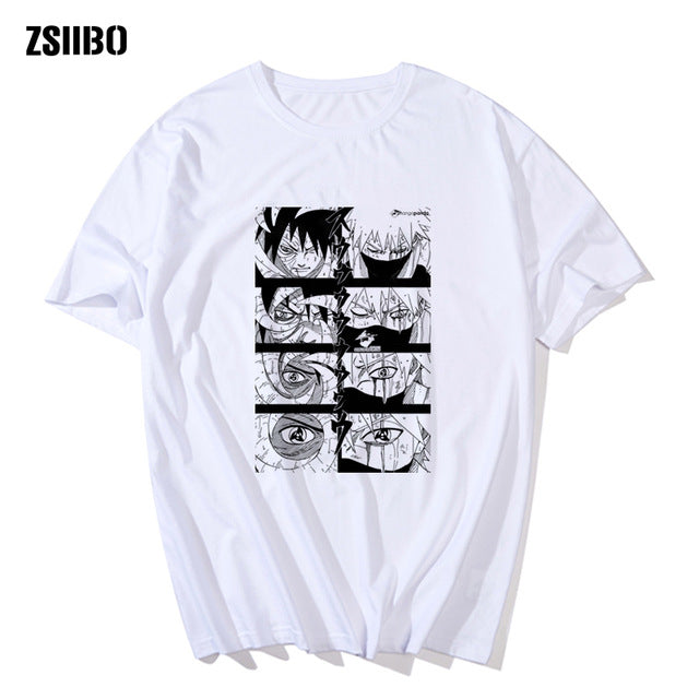 Itachi Uchiha Man summer t shirt Short Sleeve O neck Clothes naruto Print anime Couple streetwear Casual Fashion Top HY1MC106