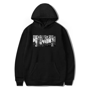 Harajuku Naruto anime printing Fashion couple casual hoodies men's  clothes loose coat sweatshirt men streetwear Hip hop Unisex