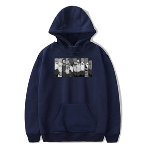 Harajuku Naruto anime printing Fashion couple casual hoodies men's  clothes loose coat sweatshirt men streetwear Hip hop Unisex