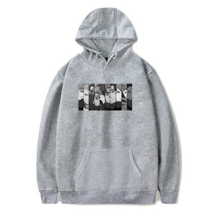 Harajuku Naruto anime printing Fashion couple casual hoodies men's  clothes loose coat sweatshirt men streetwear Hip hop Unisex