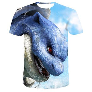 2019 new 3D T-shirt Pokemon Pikachu men's and women's T-shirt fashion summer casual T-shirt jacket anime cartoon clothes direct