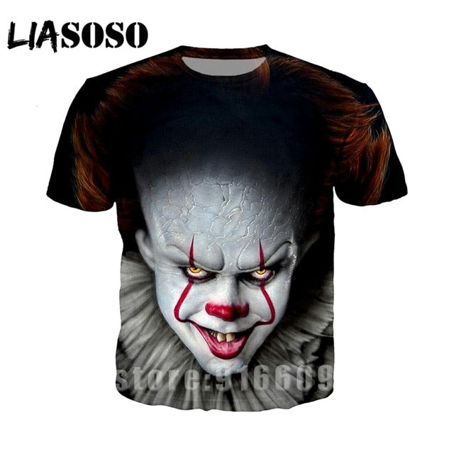 Anime hoodies 3D Print droll clown logo t-shirt kids hoodie tshirt Men funny The joker Women jacket fashion Harajuku sweatshirts T shirt/Hoodies/Sweatshirt Long sleeve