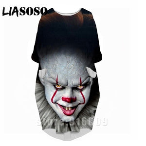 Anime hoodies 3D Print droll clown logo t-shirt kids hoodie tshirt Men funny The joker Women jacket fashion Harajuku sweatshirts T shirt/Hoodies/Sweatshirt Long sleeve