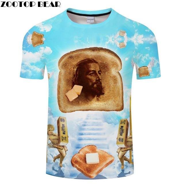 Popular anime men's T-shirt casual fashion T-shirt round neck short-sleeved cool boy jacket skull T-shirt drop boat ZOOTOP bear