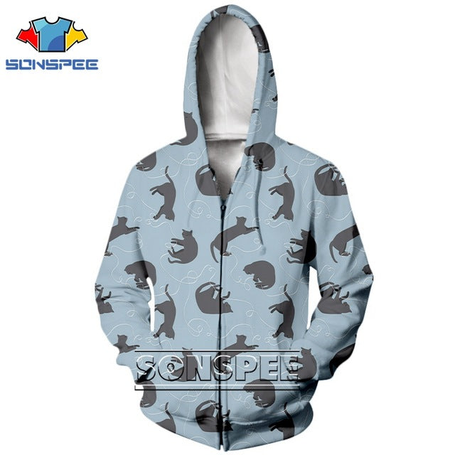 Anime 3d print Men women fashion dress animal cat suit pants t-shirt kids jacket Harajuku shirts T shirt/Hoodies/Sweatshirt D5