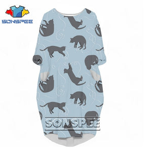 Anime 3d print Men women fashion dress animal cat suit pants t-shirt kids jacket Harajuku shirts T shirt/Hoodies/Sweatshirt D5