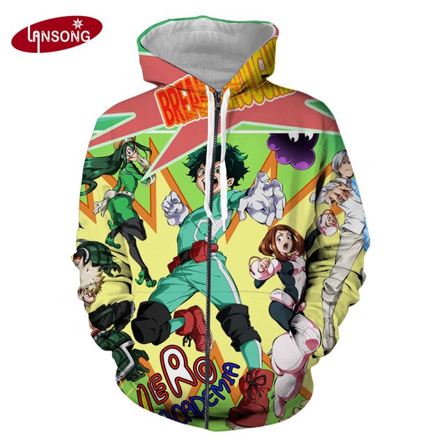 3d print 2019 anime My Hero Academia t shirts short homme clothes men harajuku hoody/sweatshirt/shirts/pants jacket men hip hop