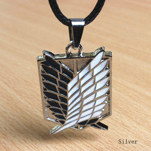 Drop Shipping Metal Anime Attack Titan Animation Characters Accessoires Cosplay Necklace Scouting Legion