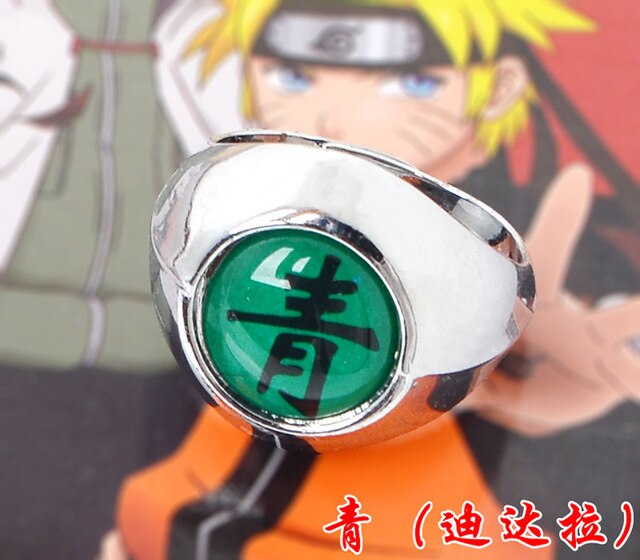 Anime 10 style HOKAGE Naruto Akatsuki bagues cosplay Sasori Itachi Hidan Deidara Pein accessoires Hatake Kakashi mens rings
