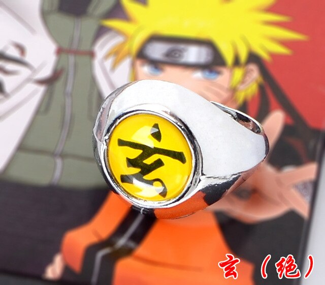 Anime 10 style HOKAGE Naruto Akatsuki bagues cosplay Sasori Itachi Hidan Deidara Pein accessoires Hatake Kakashi mens rings