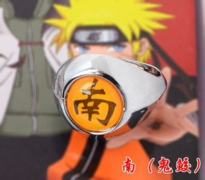 Anime 10 style HOKAGE Naruto Akatsuki bagues cosplay Sasori Itachi Hidan Deidara Pein accessoires Hatake Kakashi mens rings