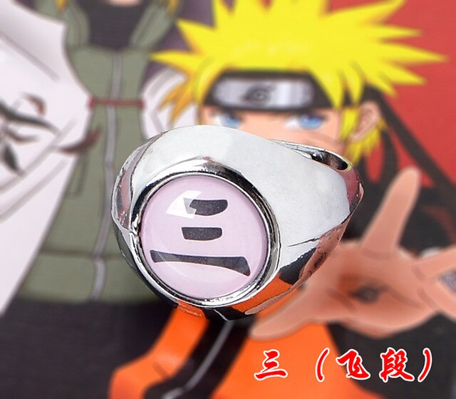 Anime 10 style HOKAGE Naruto Akatsuki bagues cosplay Sasori Itachi Hidan Deidara Pein accessoires Hatake Kakashi mens rings