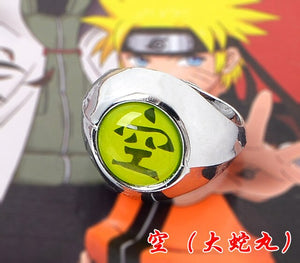 Anime 10 style HOKAGE Naruto Akatsuki bagues cosplay Sasori Itachi Hidan Deidara Pein accessoires Hatake Kakashi mens rings