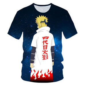 Naruto t-shirt sasuke 3D tshirt Men/women new fashion summer t shirt harajuku anime tshirt Men's t shirt Clothes free shipping