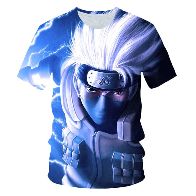 Naruto t-shirt sasuke 3D tshirt Men/women new fashion summer t shirt harajuku anime tshirt Men's t shirt Clothes free shipping