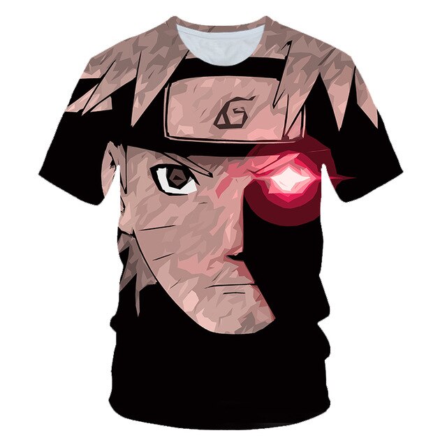 Naruto t-shirt sasuke 3D tshirt Men/women new fashion summer t shirt harajuku anime tshirt Men's t shirt Clothes free shipping