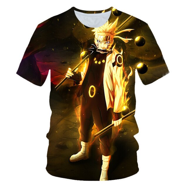 Naruto t-shirt sasuke 3D tshirt Men/women new fashion summer t shirt harajuku anime tshirt Men's t shirt Clothes free shipping