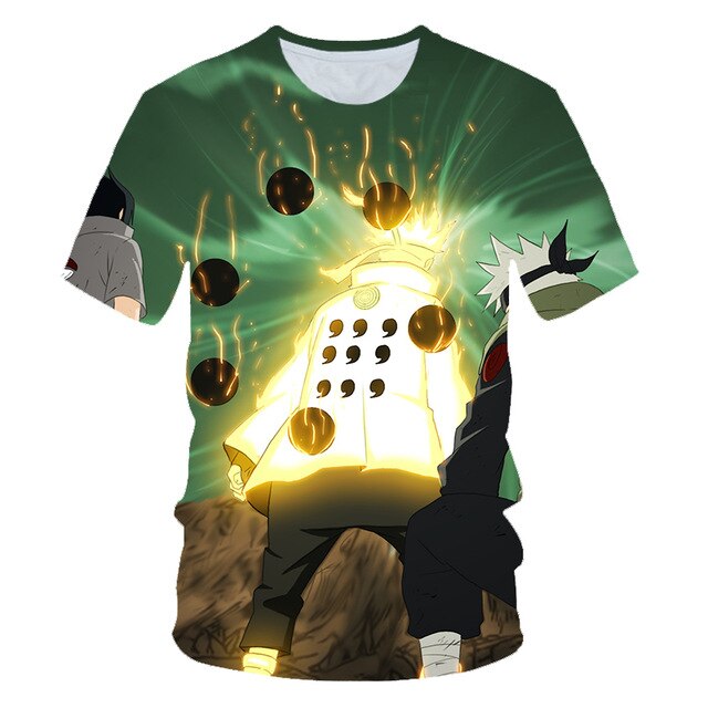 Naruto t-shirt sasuke 3D tshirt Men/women new fashion summer t shirt harajuku anime tshirt Men's t shirt Clothes free shipping