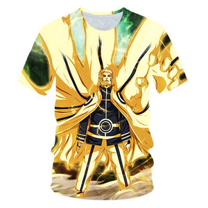 Naruto t-shirt sasuke 3D tshirt Men/women new fashion summer t shirt harajuku anime tshirt Men's t shirt Clothes free shipping