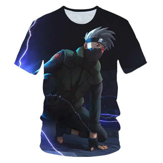 Naruto t-shirt sasuke 3D tshirt Men/women new fashion summer t shirt harajuku anime tshirt Men's t shirt Clothes free shipping