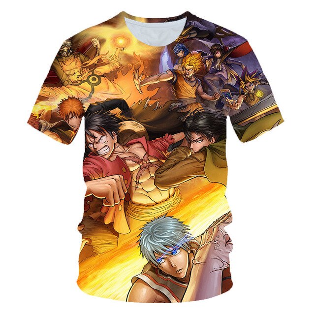 Naruto t-shirt sasuke 3D tshirt Men/women new fashion summer t shirt harajuku anime tshirt Men's t shirt Clothes free shipping