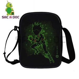 Hunter X Hunter Gon Fluorescence Mini Messenger Bag Women Men Kids Daily Shoulder Bags Phone Bag Crossbody Travel Handbags