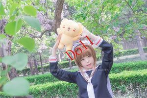 Japanese Anime Card Captor Sakura Cosplay Costumes Girls Navy Collar Sailor School Uniform Suit Women Pleated Skirts Party Dress
