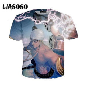 T-shirt 3D Men/women clothes fashion top print kids streetwear t shirt Harajuku Shirts One Piece Zoro anime Short Sleeve E706