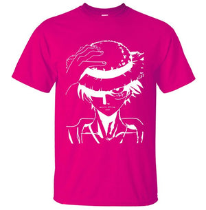 Hot Anime One Piece Monkey.D.Luffy Cartoon T Shirt 2019 Summer New Cotton High Quality Short Sleeve Shirt Fashion Brand Clothes