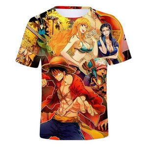 2019 Funny One Piece Luffy T shirt casual tshirt homme Hip Hop streetwear men t-shirt boys clothes t shirt anime summer top tees