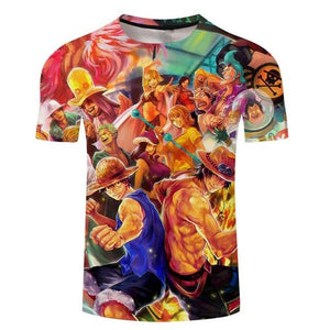 2019 Funny One Piece Luffy T shirt casual tshirt homme Hip Hop streetwear men t-shirt boys clothes t shirt anime summer top tees