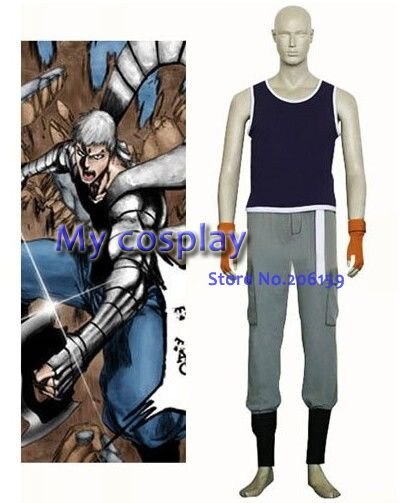 Bleach Kensei Muguruma Cosplay Costume for Halloween Men Tops Trousers Clothing Summer Clothes Suit