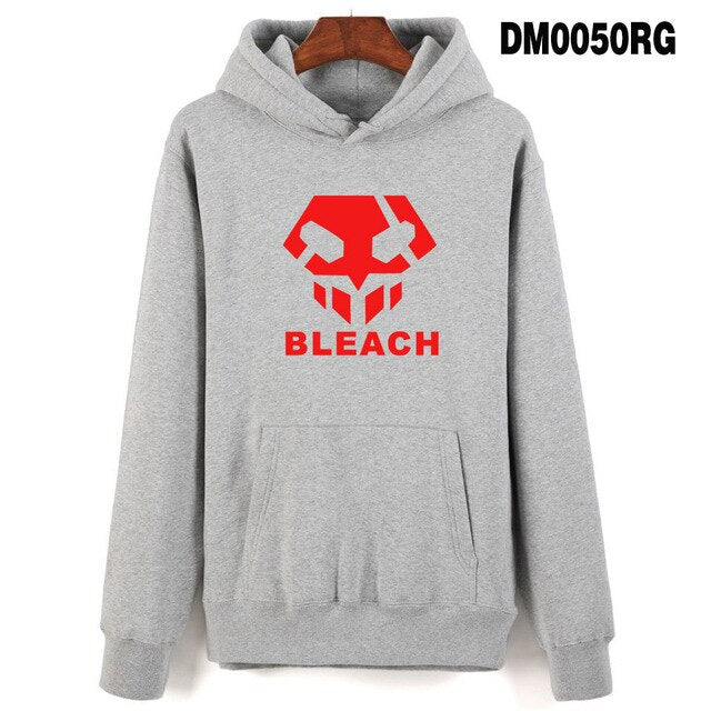 BLEACH hoodie sweatshirts for men/women long sleeve autumn winter warm pullovers high quality cotton youth Streetwear clothes