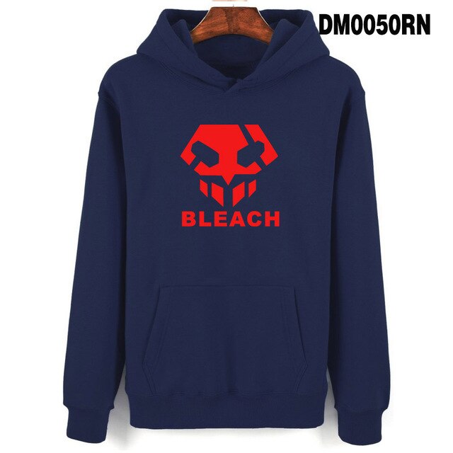BLEACH hoodie sweatshirts for men/women long sleeve autumn winter warm pullovers high quality cotton youth Streetwear clothes
