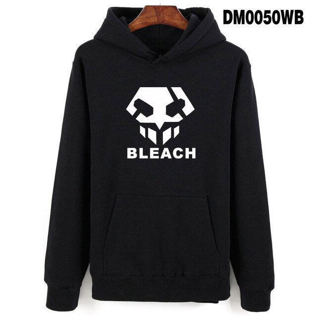 BLEACH hoodie sweatshirts for men/women long sleeve autumn winter warm pullovers high quality cotton youth Streetwear clothes