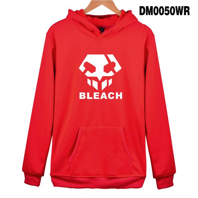 BLEACH hoodie sweatshirts for men/women long sleeve autumn winter warm pullovers high quality cotton youth Streetwear clothes
