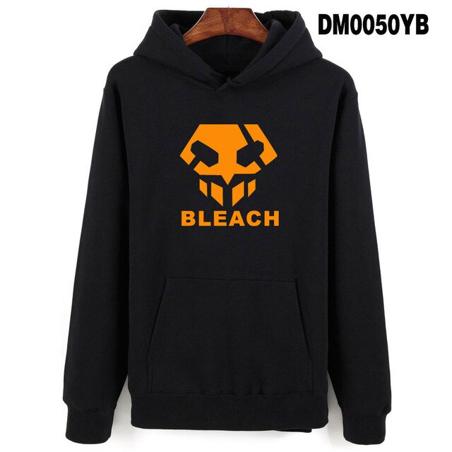 BLEACH hoodie sweatshirts for men/women long sleeve autumn winter warm pullovers high quality cotton youth Streetwear clothes