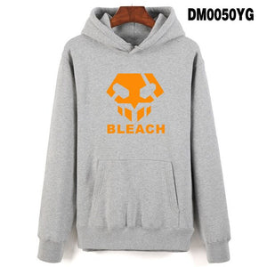 BLEACH hoodie sweatshirts for men/women long sleeve autumn winter warm pullovers high quality cotton youth Streetwear clothes