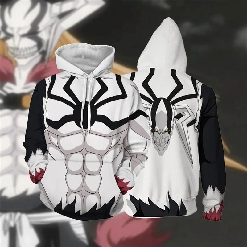YINUODAIL Anime Bleach Hoodie Men and Women Zip Up Hoodies Sweatshirt Cosplay Costumes Harajuku Streetwear Top Men Clothes 2018