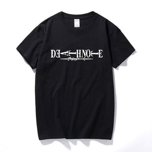 Death Note Logo Unisex T-shirt Summer Top Casual Short Sleeve T shirt Camisetas Hombre Fashion clothes