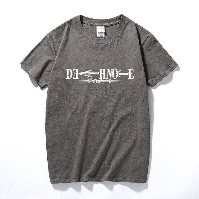 Death Note Logo Unisex T-shirt Summer Top Casual Short Sleeve T shirt Camisetas Hombre Fashion clothes