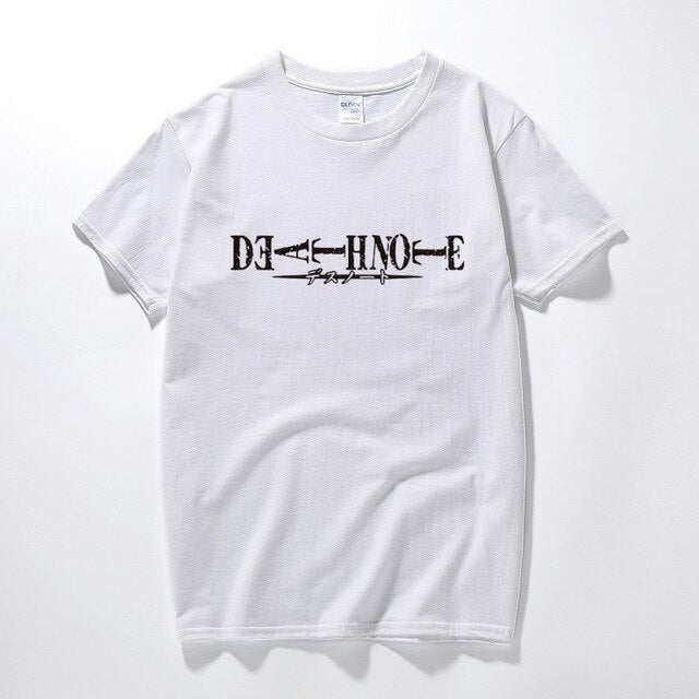 Death Note Logo Unisex T-shirt Summer Top Casual Short Sleeve T shirt Camisetas Hombre Fashion clothes