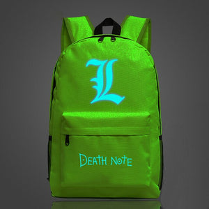 DEATH NOTE Comics Printing Men Women Backpack Fashion Starry Sky Teenagers School Bag Large Capacity Travel Rucksack
